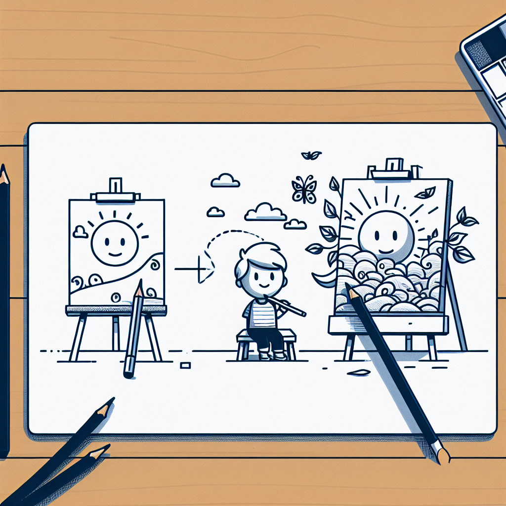 איך להפוך ציור של הילד לסיפור שלם ומאויר?