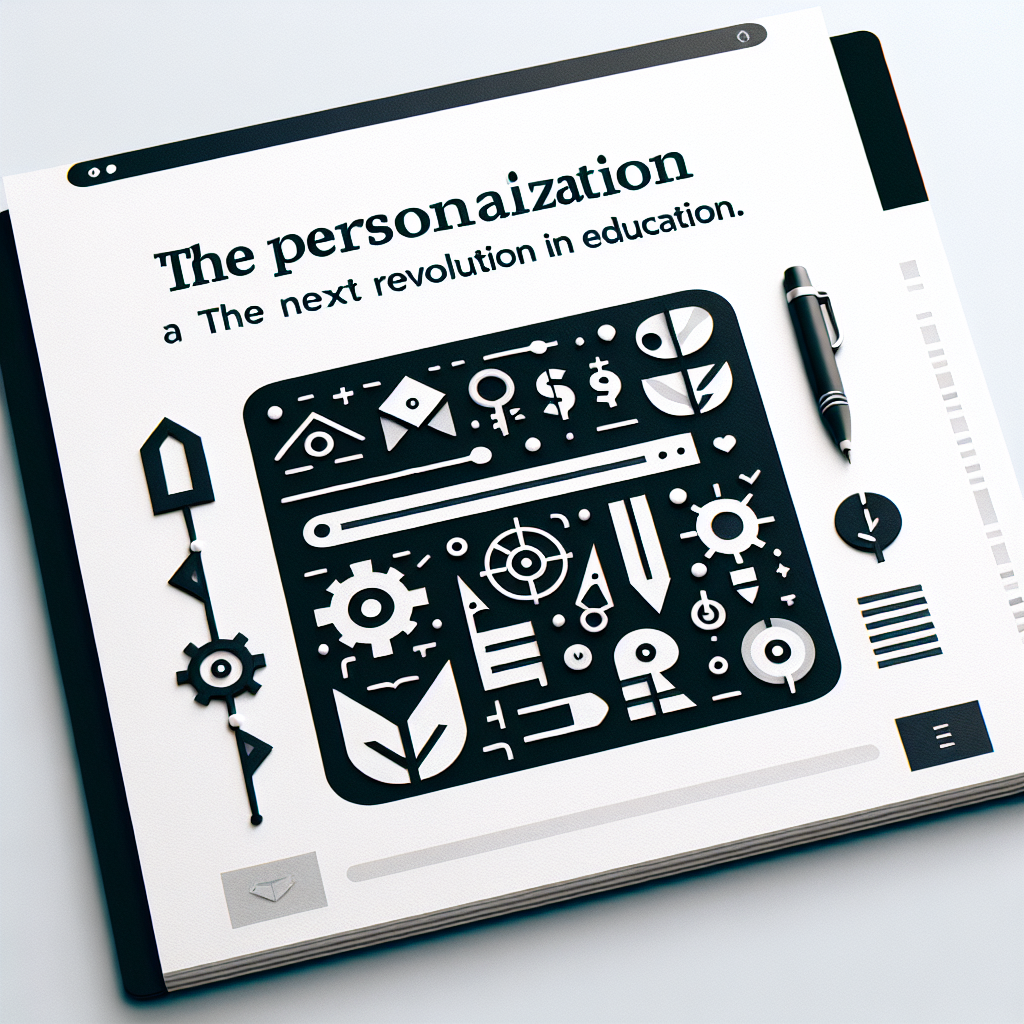 פרסונליזציה (התאמה אישית) – המהפכה הבאה בחינוך